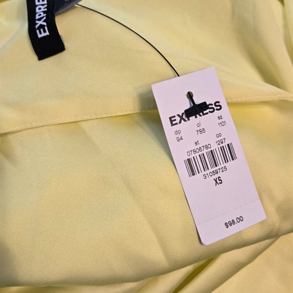 Express - XS - Yellow Dress - BNWT - Picture 2 of 5